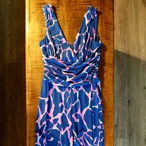 Lilly Pulitzer Long Floral Jumpsuit, Size Small
